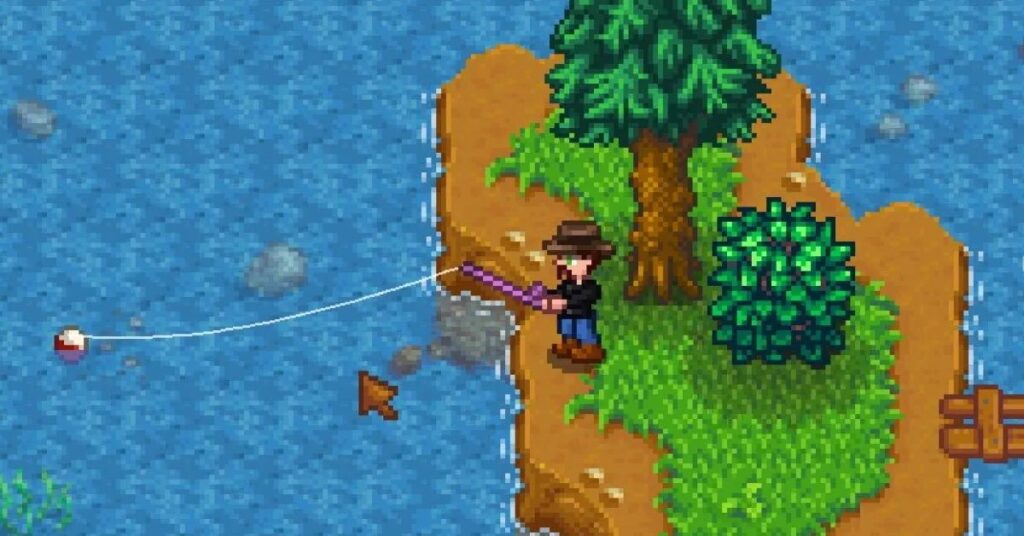 here to Find a Largemouth Bass in Stardew Valley