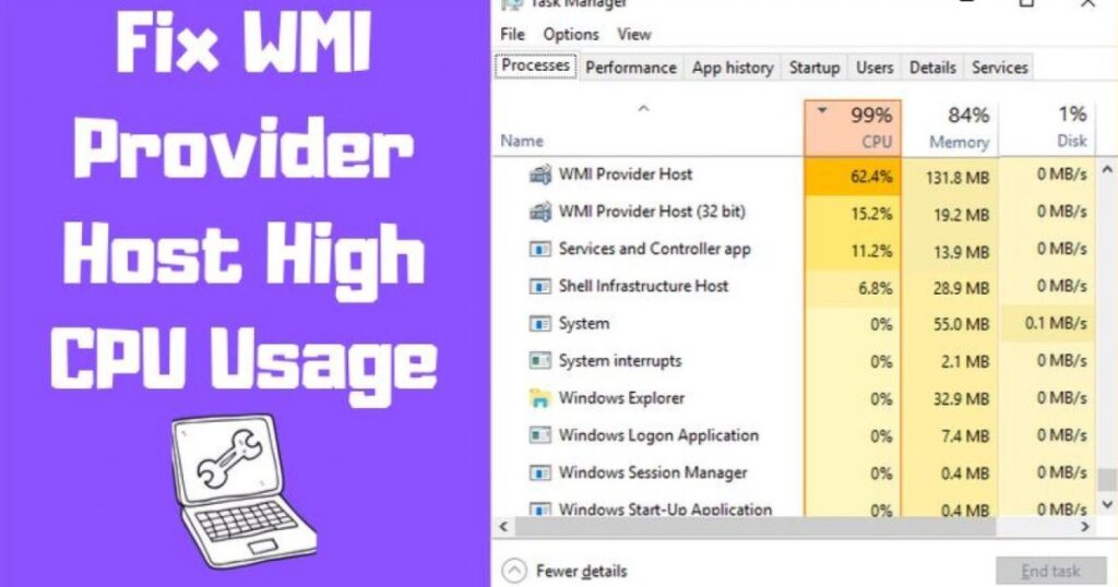 Why Is WMI Provider Host Using So Much CPU on My Computer